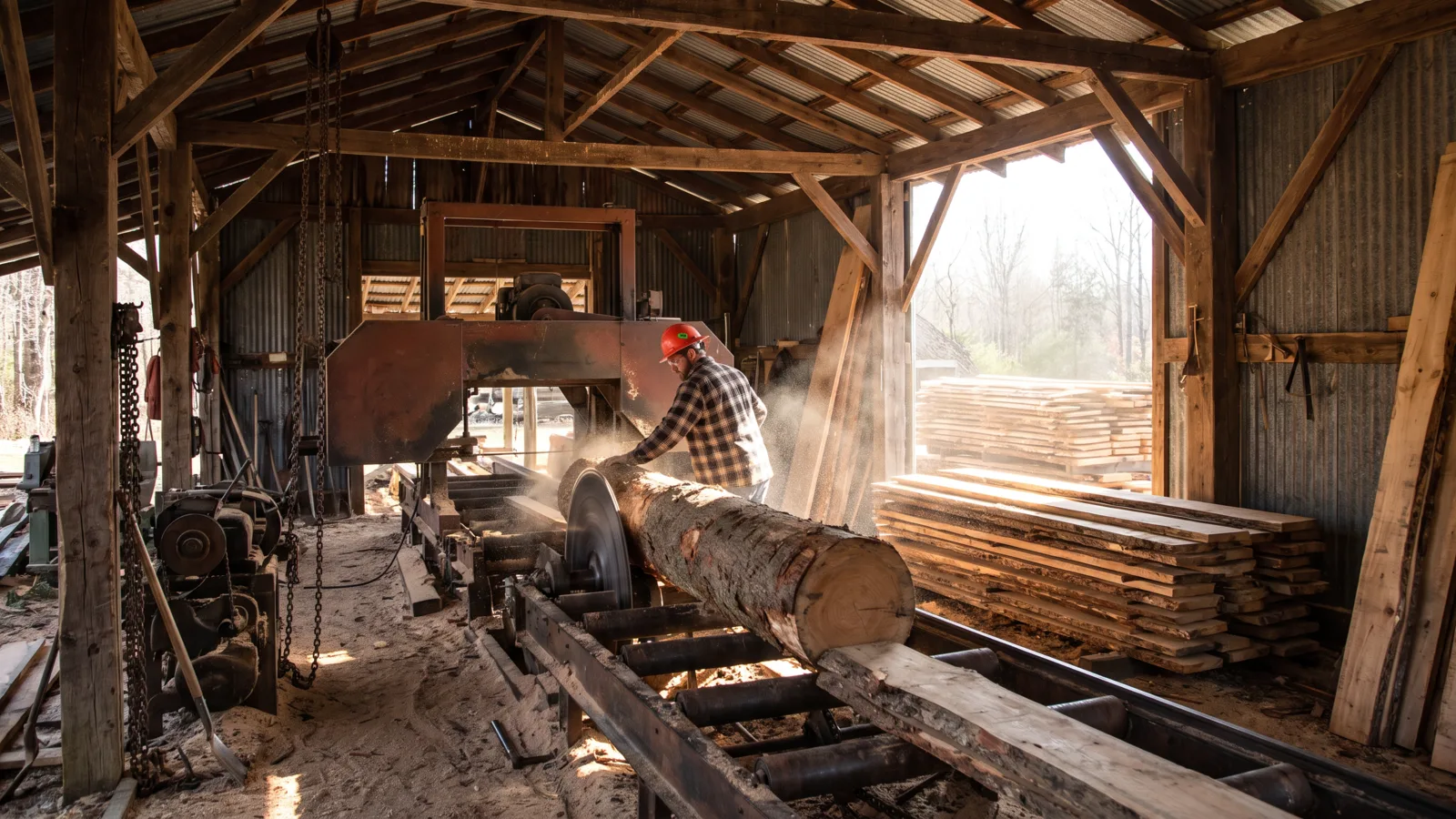 Bois local en charpente : ce que la filière permet